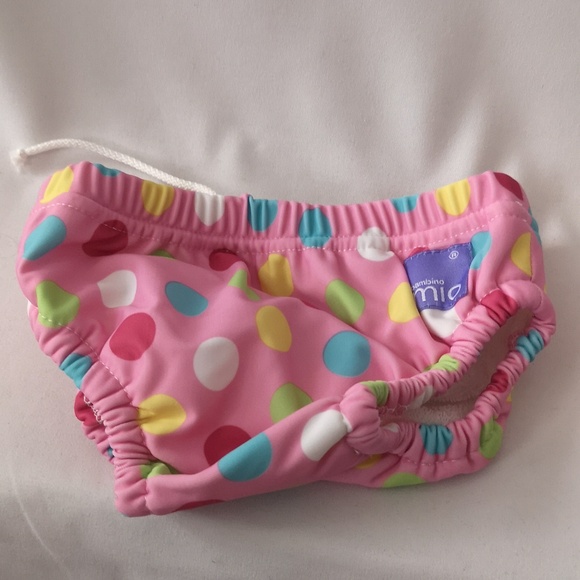 Set of Three New w/out Tags Girls Swimming Bottoms 5-7kgs Bambino Mio & Dolphin - Picture 3 of 8